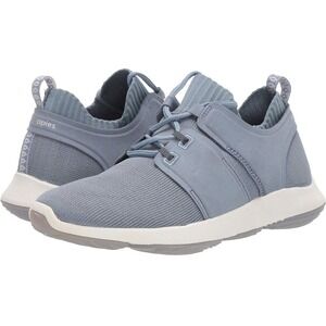 Hush‎ Puppies Women's World Knit Sneaker 8W Dusty Blue NWOB Comfort Walking Shoe
